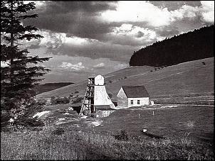 Das Foto zeigt die Mine, die von 1890 bis 1960 in Betrieb war